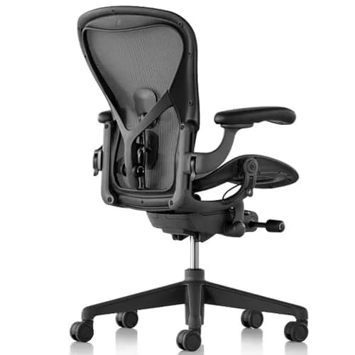 HYEJDRV Chair Armrest Replacement for Herman Miller Aeron, Graphite Black | Ergonomic & Easy Install thumbnail 8