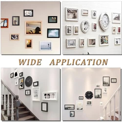 Dianrui 353PCS Picture Hanging Kit with Screws, Saw-Tooth, D Ring Picture Hangers Assortment, Picture Hanging Hardware Tool for Frame Hanging - 7 Models | 200g (0.44 lb) thumbnail 6