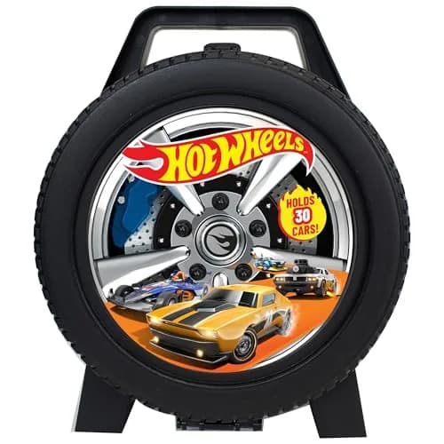 Tara Toys Hot Wheels 30 Car Case, 1:64 Scale Die-Cast Toy Vehicle Organizer | Stores 30 Cars, Portable Display thumbnail 1