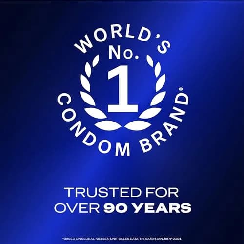 Durex Performax Intense Ribbed Latex Condoms for Men, 42 Count (42 Count) thumbnail 2