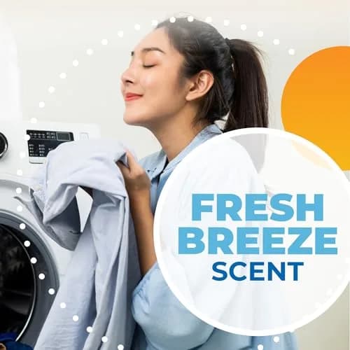 ARM & HAMMER Power Sheets Laundry Detergent, Fresh Breeze, 35 Count | HE Compatible, Plastic-Free Sheets thumbnail 8