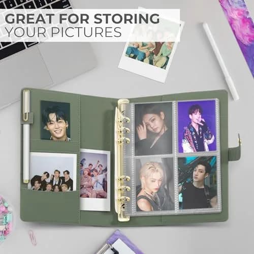 ZICOTO A5 Ring Binder with 6 Golden Rings | Refillable Organizer with Pockets thumbnail 7