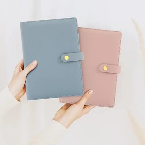 ZICOTO A5 Ring Binder with 6 Golden Rings | Refillable Organizer with Pockets thumbnail 9