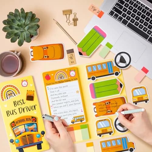 Xqumoi Bus Driver Sticky Notes Set | 550 Sheets | School Office Supplies thumbnail 4