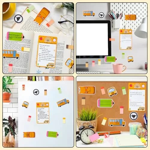 Xqumoi Bus Driver Sticky Notes Set | 550 Sheets | School Office Supplies thumbnail 6
