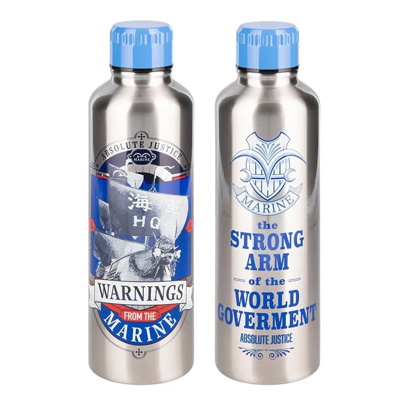 Paladone One Piece Marines Stainless Steel Water Bottle 500ml (16.9 fl oz) | Officially Licensed Anime Merchandise thumbnail 6