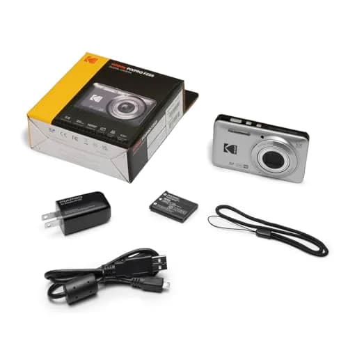 KODAK PIXPRO FZ55 Digital Camera Gray 16MP CMOS 5X Optical Zoom 28mm Wide Angle 1080P Full HD Video 2.7" LCD | Compact Point and Shoot Camera thumbnail 4