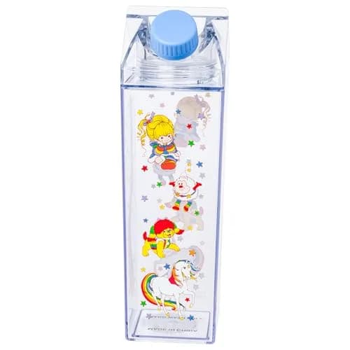 Silver Buffalo Rainbow Brite Milk Carton Bottle 16.2oz | Nostalgic Character Drinkware for Daily Use thumbnail 1