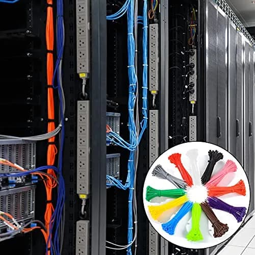 HexinYigjly 2400 Pcs 4 Inch Multicolor Nylon Zip Ties | UV & Heat Resistant for Home, Office, Garden thumbnail 5