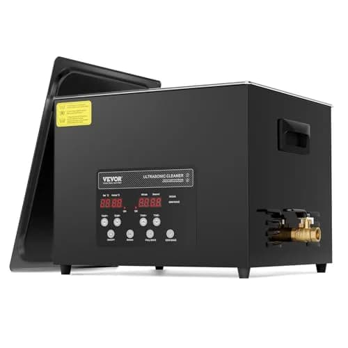 VEVOR 15L Ultrasonic Cleaner 360W Digital Ultrasonic Cleaning Machine with Heater & Degassing Mode | 40kHz Industrial Ultrasound Cleaner for Jewelry, Tools, Labware thumbnail 1