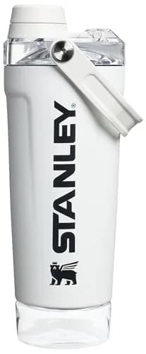 STANLEY Vitalize Shaker Bottle 20 oz (591 mL) Chalk | Insulated Leakproof Hydration thumbnail 1