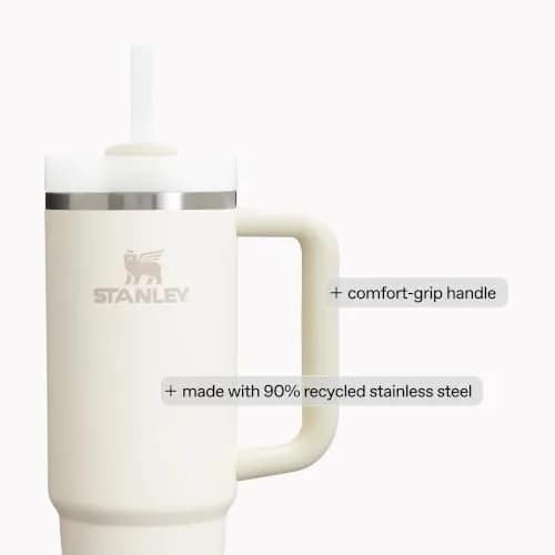 STANLEY Quencher H2.0 Tumbler with Handle and Straw 20 oz (591 ml) | Flowstate Lid, Cup Holder Compatible, Insulated Stainless Steel thumbnail 4