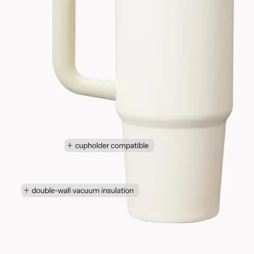 STANLEY Quencher H2.0 Tumbler with Handle and Straw 20 oz (591 ml) | Flowstate Lid, Cup Holder Compatible, Insulated Stainless Steel thumbnail 5