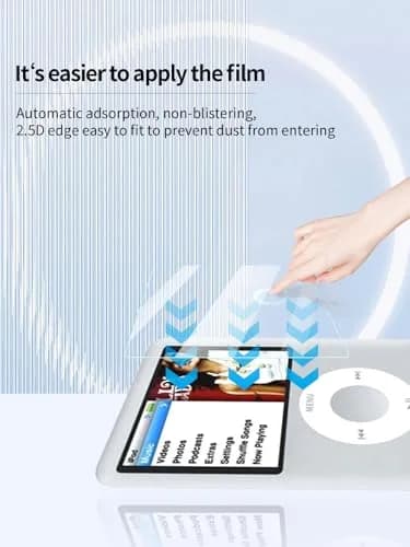 UYRUREL Clear Screen Protector for iPod Nano 3rd Generation, 2-Pack | HD Clarity & Bubble-Free Installation thumbnail 6