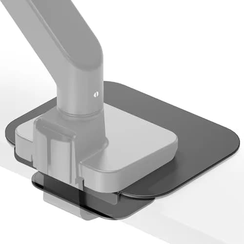 ARES WING Steel Monitor Mount Reinforcement Plate for Fragile Tabletop | Protects delicate surfaces, supports heavy mounts, anti-slip, easy assembly thumbnail 1
