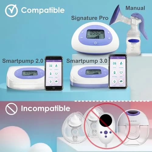 Nenesupply 6 pc Compatible Duckbill Valves for Lansinoh Breast Pumps | BPA-Free Silicone Replacement Parts thumbnail 2