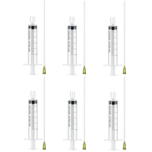 Geiserailie Clear Perfume Syringe Extractor 5ml (0.17 Fl Oz) Decant Kit | 6 Pcs Travel Refill Tool Set thumbnail 1