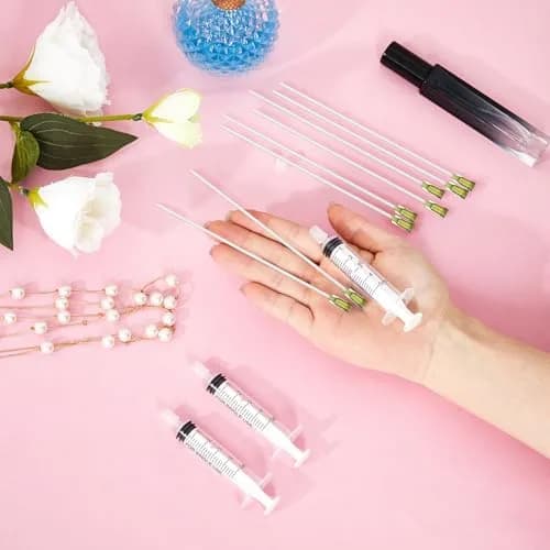 Geiserailie Clear Perfume Syringe Extractor 5ml (0.17 Fl Oz) Decant Kit | 6 Pcs Travel Refill Tool Set thumbnail 7