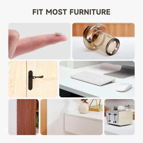 CO-Z Felt Cabinet Door Bumpers 0.4 in Diameter | Noise-Absorbing Furniture Protectors thumbnail 6