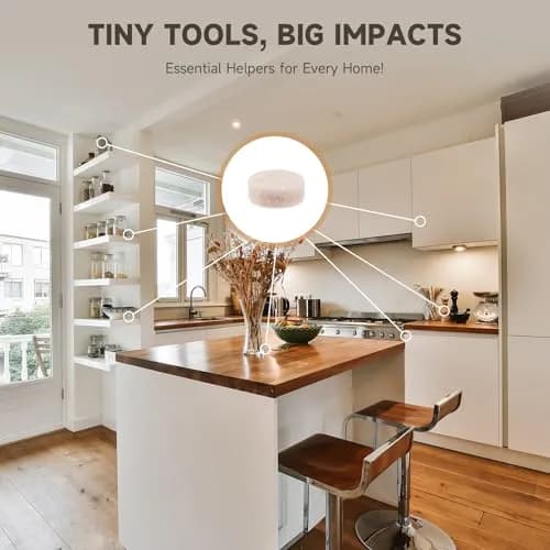 CO-Z Felt Cabinet Door Bumpers 0.4 in Diameter | Noise-Absorbing Furniture Protectors thumbnail 7