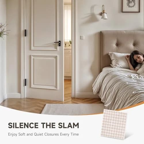 CO-Z Felt Cabinet Door Bumpers 0.4 in Diameter | Noise-Absorbing Furniture Protectors thumbnail 3