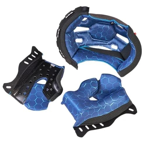 Kini ADV Adventure Helmet Adult Red Bull 1.0 Blue/White Small | Meets ECE & DOT Safety Standards thumbnail 5