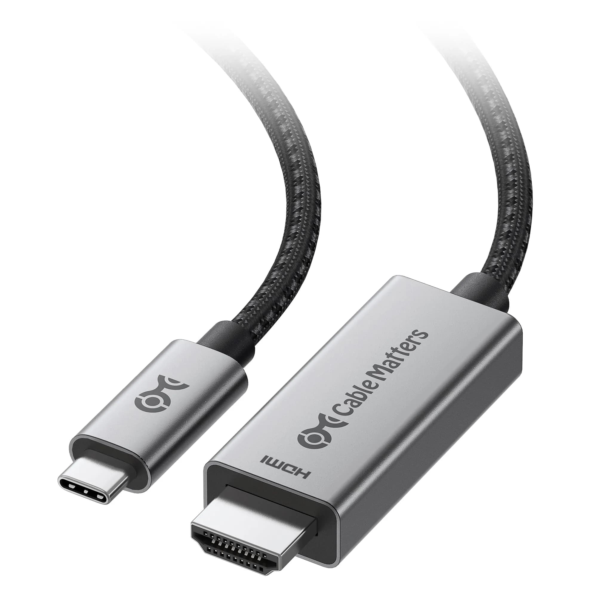 Cable Matters USB-C to HDMI 2.1 Cable 10ft | 8K/4K@240Hz, Mac & Windows Compatible — 6 Feet