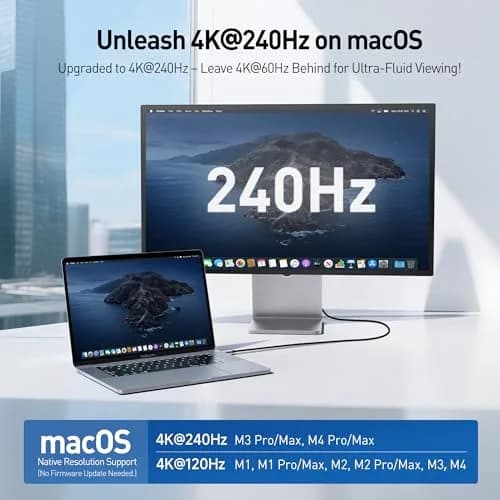 Cable Matters 6ft USB-C to HDMI 2.1 Cable | 8K@60Hz / 4K@240Hz, Mac & Windows Compatible thumbnail 2