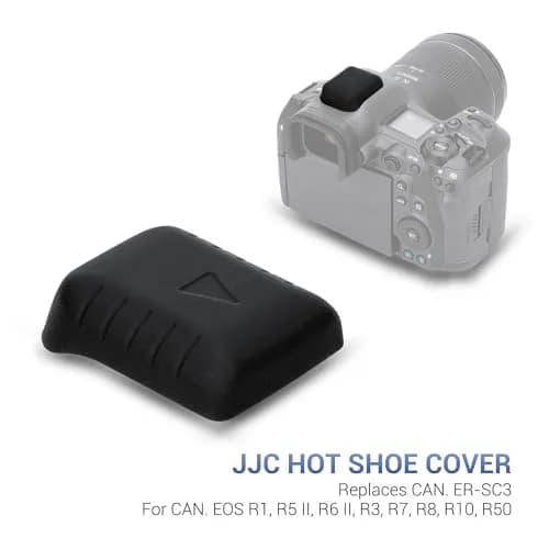 JJC Camera ER-SC3 Hot Shoe Cover Cap for Canon EOS R6 R5 Mark II R50 V R1 R8 R7 | Dust & Impact Protection thumbnail 4