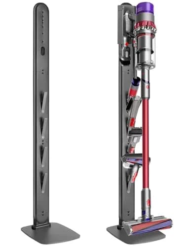 Haturi Freestanding Vacuum Stand for Dyson Cordless Vacuums | Dark Grey (52.8 in / 133 cm) thumbnail 1