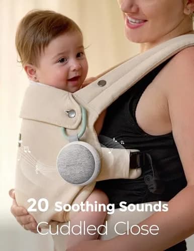 Momcozy Portable Sound Machine with Night Light | 20 Soothing Sounds for Baby Sleep thumbnail 3