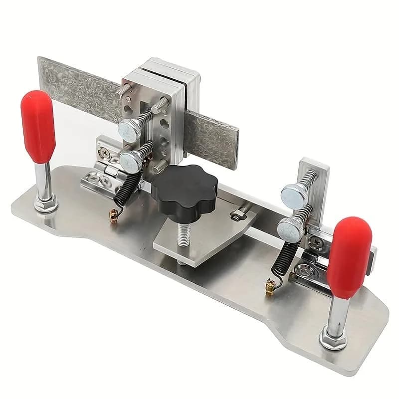 JCFANTS Belt Grinder Knife Jig, Fixed Angle Jig, Manual Sharpener Holder, Sharpening Locator for Belt Sander, Belt Machine | Precision Knife Tool thumbnail 5