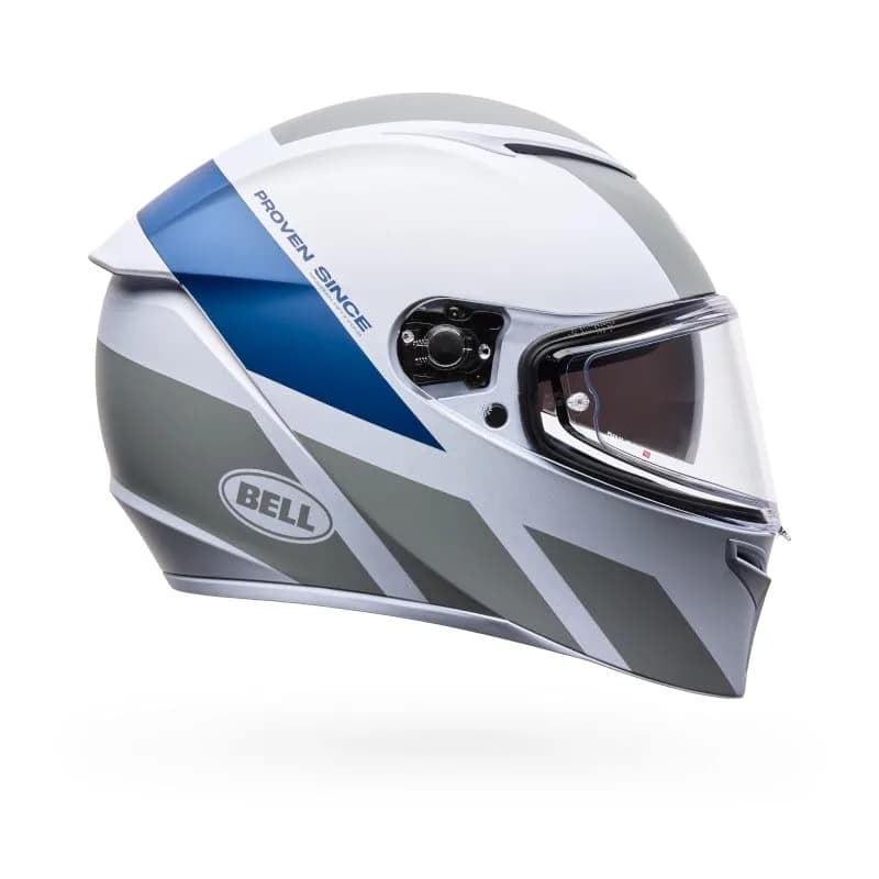 BELL Lithium MIPS Helmet White/Gray Tech 2X-Large | Superior Impact & Sun Shield thumbnail 2