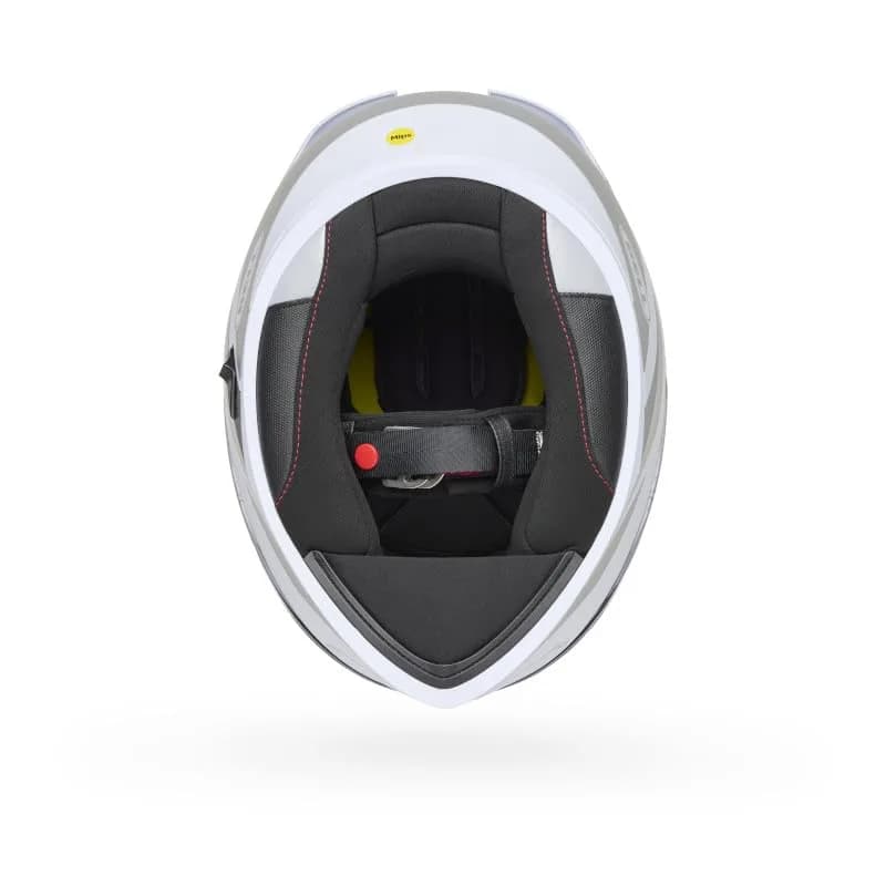 BELL Lithium MIPS Helmet White/Gray Tech 2X-Large | Superior Impact & Sun Shield thumbnail 10