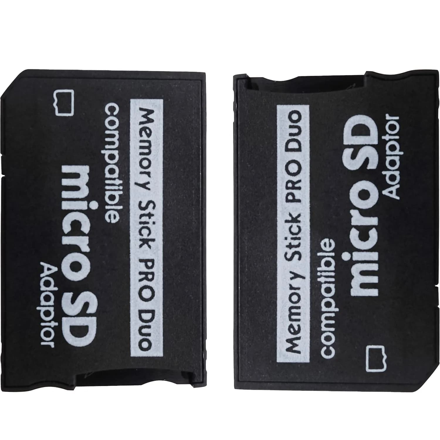 Funturbo Micro SD to Memory Stick PRO Duo Adapter 2-Pack | Compatible with PSP, Camera, Handycam