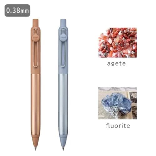 Uniball ZENTO Flow Model Ballpoint Pen Fluorite 0.38mm Black Ink | Smooth Writing Instrument thumbnail 5