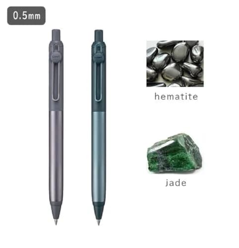 Uniball ZENTO Flow Model Ballpoint Pen Jade 0.5mm Black Ink, 0.44"x0.63"x5.5" | Japanese Fine Point, Smooth Ink Flow thumbnail 4