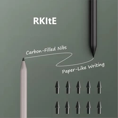 RKItE Replacement Pen Tips for Remarkable Paper Pro Pen, Carbon-Filled, 10 Count | Write Like Paper thumbnail 2