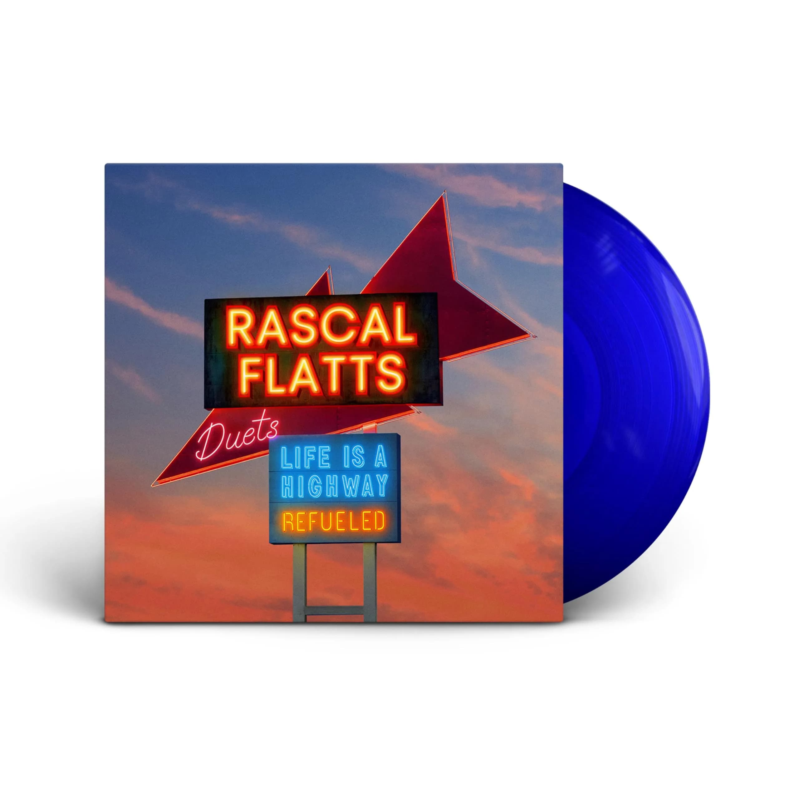 Big Machine Label Group Life Is A Highway: Refueled Duets | Blue Vinyl, 10 Reimagined Rascal Flatts Hits - main product image