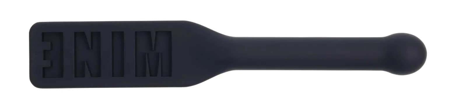 Sportsheets Silicone Paddle with 'Mine' Imprint | Body-Safe, Ergonomic, Impact Control (120c) - main product image
