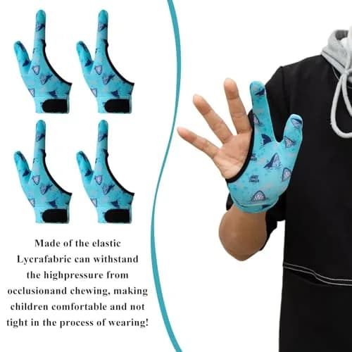 Yxmeiguo Thumb Sucking Guard Gloves for Kids 5-12 | Anti Nail Biting Finger Protector thumbnail 3
