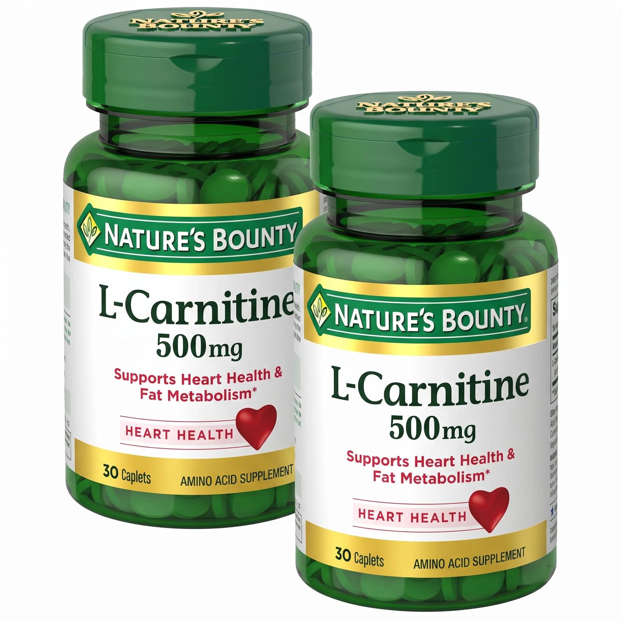 Nature's Bounty L-Carnitine 500 mg 60 Tablets (120 Servings)