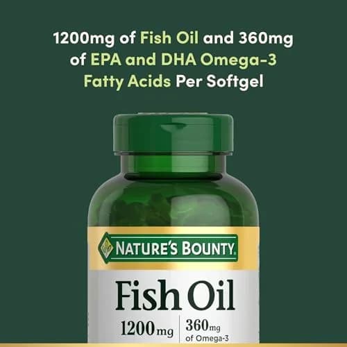 Nature's Bounty Fish Oil Omega 3 Supplements 1200 Mg 400 Count (Pack of 2) thumbnail 3