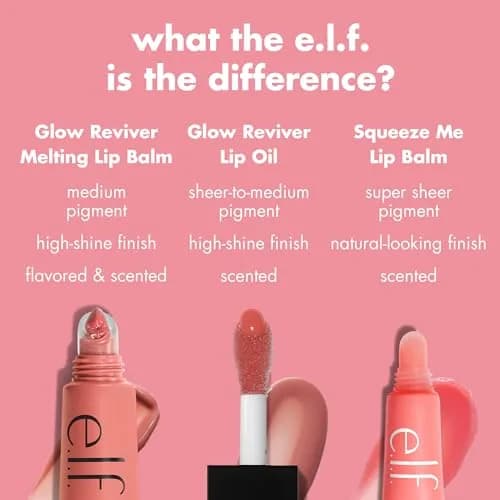 e.l.f. Glow Reviver Melting Lip Balm, Tinted, Strawberry Shortcake 7.4g (0.26 Oz) | Hydrating & Glossy with Hyaluronic Acid & Butters thumbnail 6