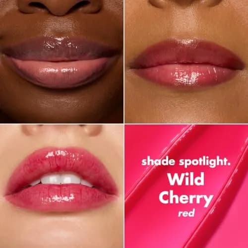 e.l.f. Glow Reviver Melting Lip Balm Wild Cherry Tinted 0.52oz (14.7g) | Hydrating Tinted Balm with Hyaluronic Acid & Butters thumbnail 2