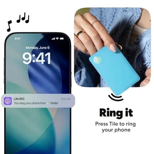 Life360 Tile Slim Wallet Finder Bluetooth Tracker for iOS & Android | Discreet, Last Location & SOS thumbnail 5