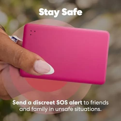 Life360 Tile Slim Wallet Finder & Bluetooth Tracker 1-Pack (Pink Punch) | Compatible with iOS & Android thumbnail 7