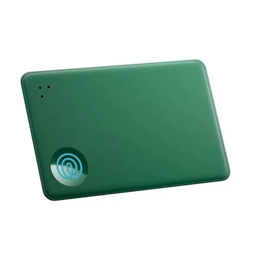 Life360 Tile Slim Wallet Finder Bluetooth Tracker for iOS & Android | Discreet SOS & Family Safety (1-Pack, Green Surf) thumbnail 1