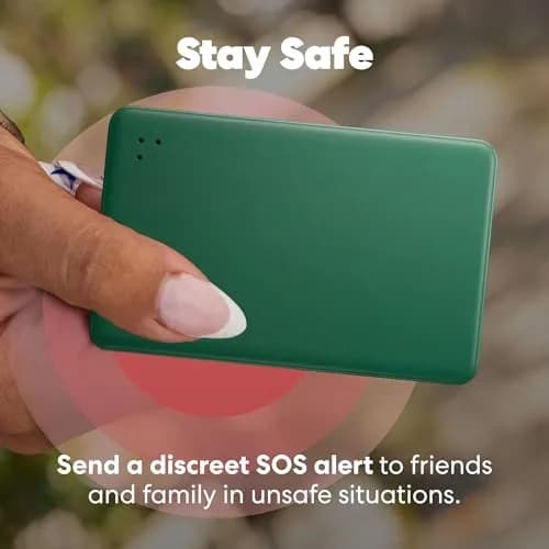 Life360 Tile Slim Wallet Finder Bluetooth Tracker for iOS & Android | Discreet SOS & Family Safety (1-Pack, Green Surf) thumbnail 7