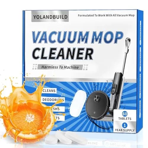 YoLandBuild Floor Cleaning Solution Tablet 60 Pack | Deep Cleans Hard Floors, Compatible with Tineco & More, Orange Scent thumbnail 1